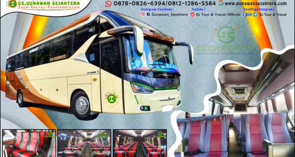 Sewa Bus Periwisata 59 Seat/Kursi Terbaik dan Nyaman