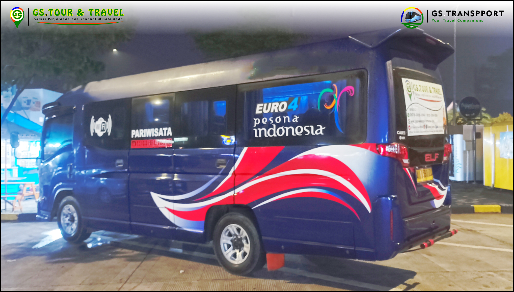 Sewa BUS ELF PARIWISATA 19 KURSI EKONOMI CLAS diCilegon dan Serang untuk perjalanan yang nyaman dengan layanan terbaik untuk semua penumpang.